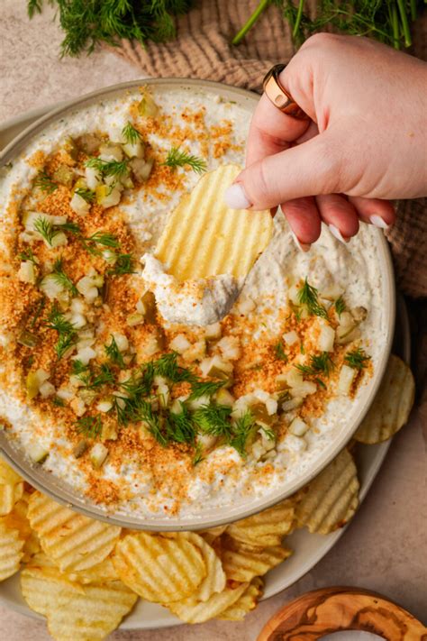 Fried Pickle Dip Recipe Pickle And Ranch Dip