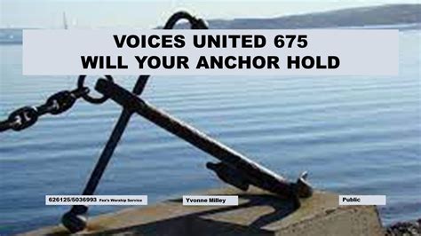 Vu Will Your Anchor Hold Youtube