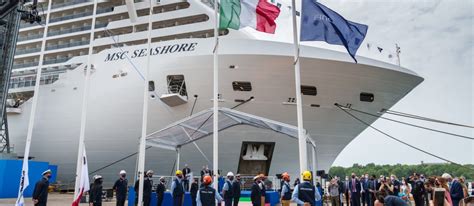 Fincantieri consegnata MSC Seashore la più grande nave cruise