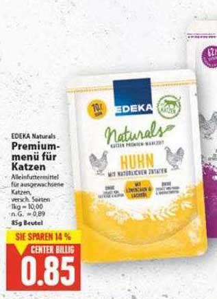 Edeka Naturals Premiummen F R Katzen Angebot Bei E Center