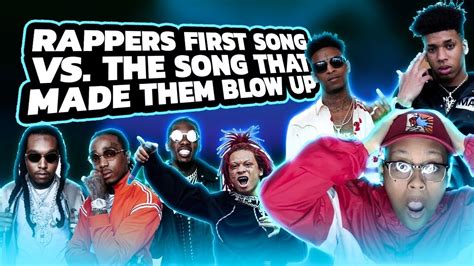 Rappers First Songs Vs The Song That Made Them Blow Up YouTube