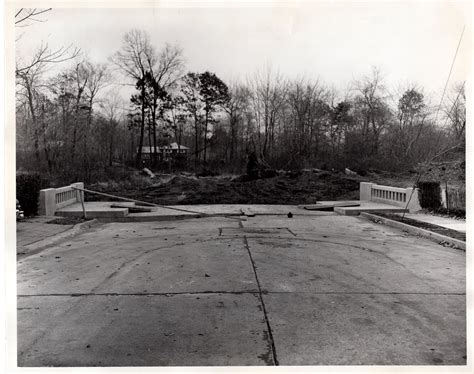 Black and white photographs 8 x 10 of a Public Works Department project