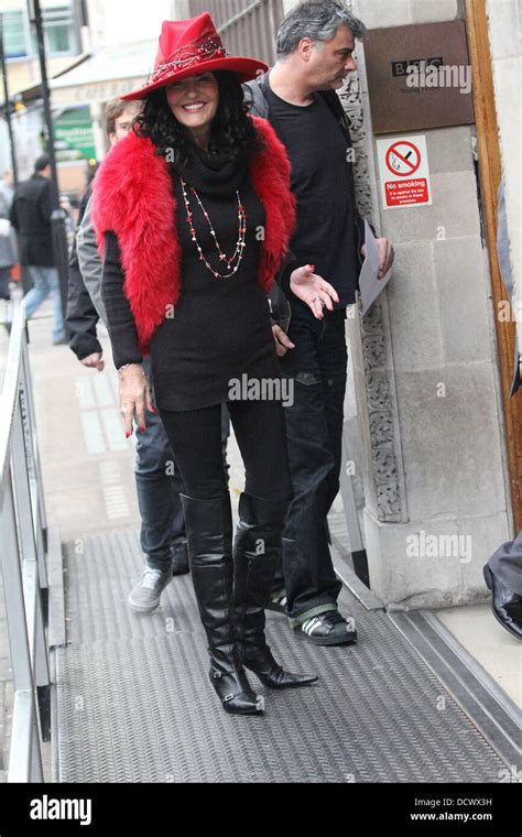 Hilary Devey at the BBC Radio 1 studios London, England - 07.12.11