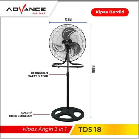 Jual Advance Tds Kipas Angin Inch Multifungsi In Kota