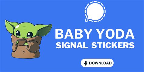 Baby Yoda Signal Stickers Package List Add Now