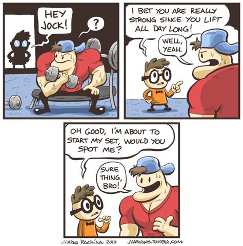 First Nerd And Jock Comics Where It All Began Marko Nerd And