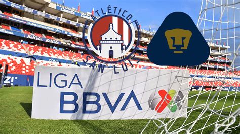 Atlético de San Luis vs Pumas EN VIVO Alineaciones a qué hora y por