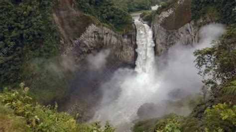 San Rafael Falls, Ecuador - Stock Video Clip - K006/9160 - Science ...