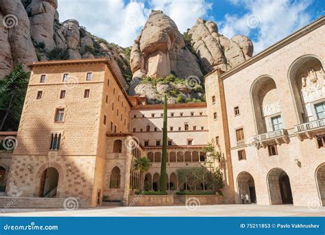 Montserrat Monastery In Barcelona Spain Stock Image Image Of