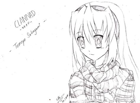 Sketch Tomoyo Sakagami By Lunarufoxy On Deviantart