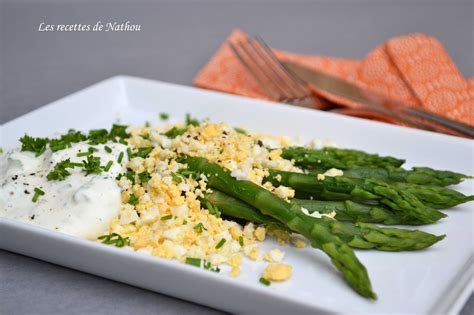 Ma cuisine au fil de mes idées Asperges vertes aux oeufs mimosa