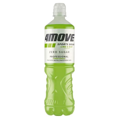 4Move Zero Sugar Napój niegazowany o smaku limonka mięta 750 ml