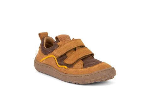 Zapatillas Respetuosas Froddo D Velcro Cognac Deditos Barefoot