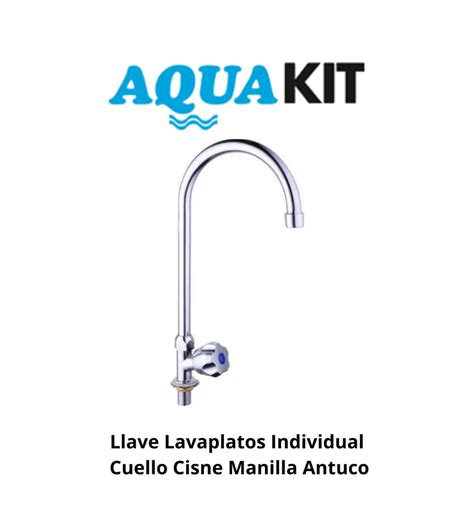 Llave Lavaplatos Individual Cuello Cisne Manilla Antuco Socodima Cl