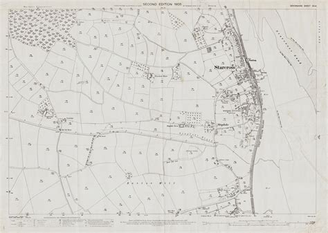 Old Ordnance Survey Map Of Starcross Devon In