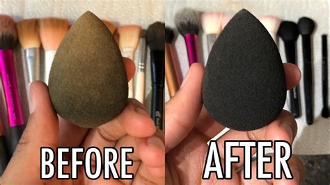 Easiest And Cheapest Way To Clean Your Beauty Blenders Only 1 Youtube