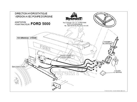 Ford Power Steering Diagram Ford Tractor Parts