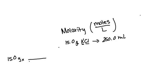 Solved You Need To Make 150 Ml Ofa 0 25 M Solution Of Potassium