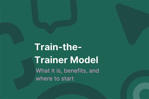 What Is Train The Trainer Model ClickLearn