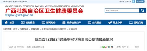 疫情通报丨2021年2月28日广西新冠肺炎疫情信息发布 病例