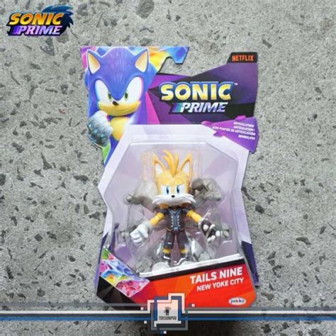 Jual Sonic Prime Tails Nine New Yoke City Action Figure 4 Jakks Di