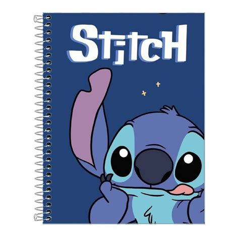 Caderno Stitch Capa Dura 80 Folhas 1 Matéria Shopee Brasil