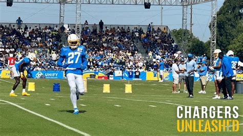 Chargers Training Camp Day 4 Takeaways JC Jackson In Pads DBs