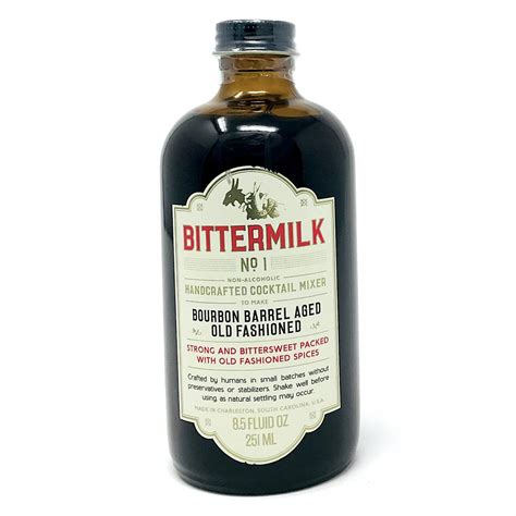 Bittermilk No Bourbon Barrel Aged Old Fashioned