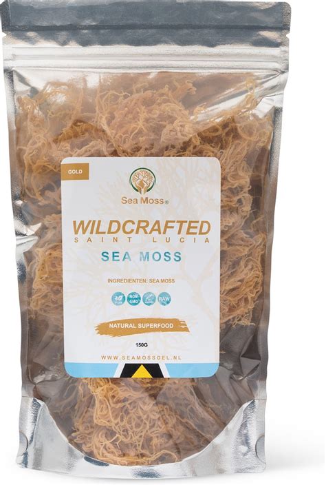 Sea Moss® Wildcrafted St Lucia Sea Moss Gold 150gr