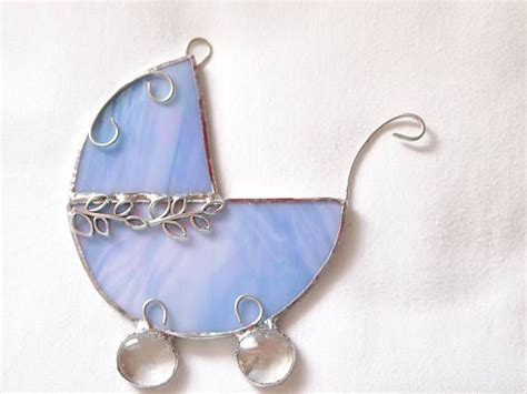 Stained Glass Baby Carriage Suncatcher Glass Babies Suncatchers