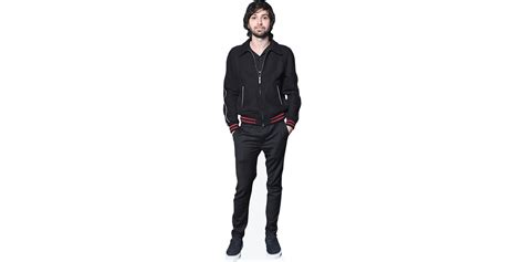 Adam Sevani Black Outfit Cardboard Cutout