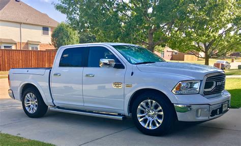 2017 Ram 1500 Laramie Longhorn Bright White With Canyon Brown Leather