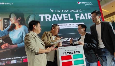 Cimb Niaga Dan Cathay Pacific Gelar Cathay Pacific Travel Fair