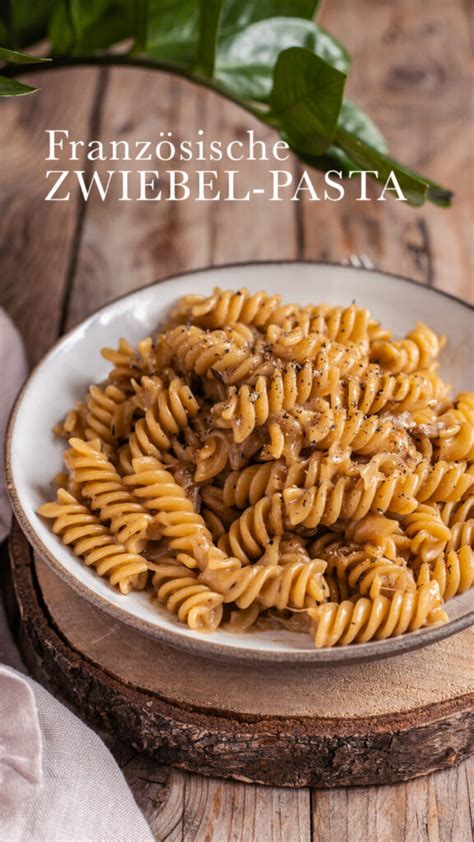 Französische Zwiebel Pasta Veganer Foodblog aus Hamburg geschrieben