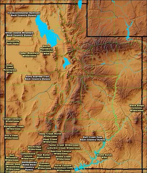 Bureau of Land Management Sites in Utah