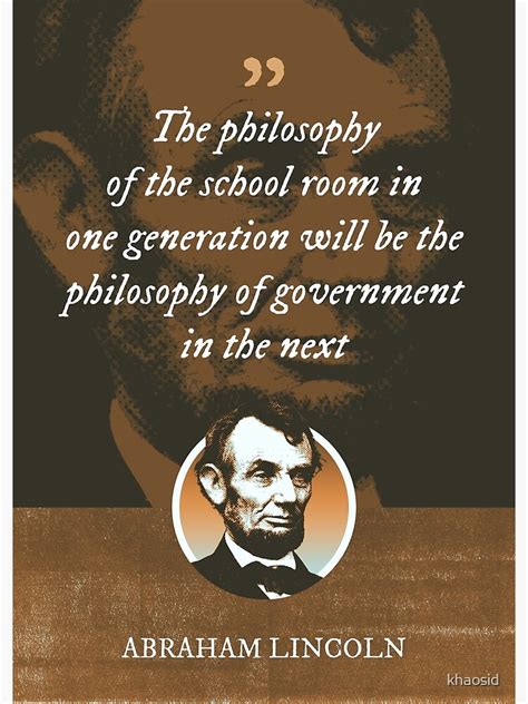 Abraham Lincoln The Philosophy Of The School Room In One Generation