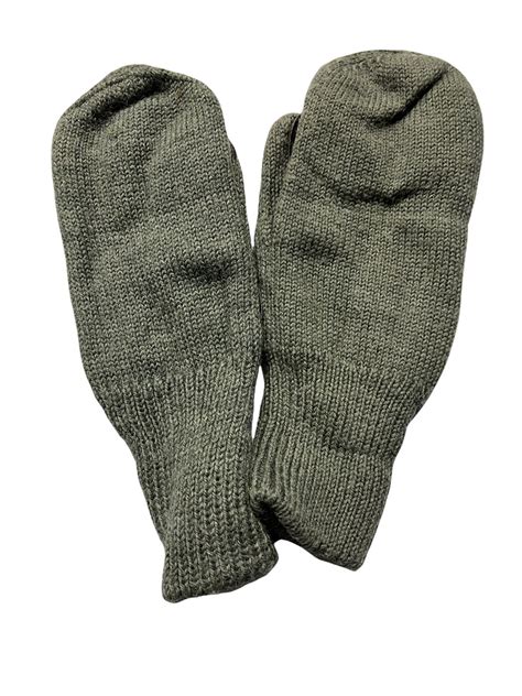 Swiss Wool Mittens with Leather Palms – Marway Militaria Inc & Winnipeg ...