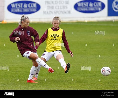 L R Kate Longhurst Of West Ham United Wfc And Rachel Daly Of West Ham