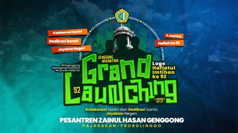 Grand Launching Logo Haflatul Imtihan Ke 92 Pesantren Zainul Hasan