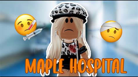 Visiting MAPLE HOSPITAL Roblox YouTube