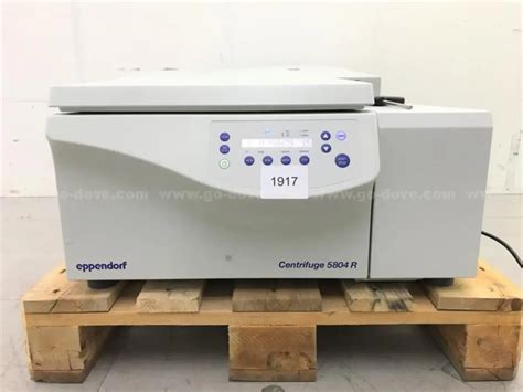 Eppendorf 5804r Centrifuge With Rotor Go Dove