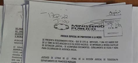 40 Requerimientos Fiscales Contra Agresores De Mujeres Ministerio Público De Honduras