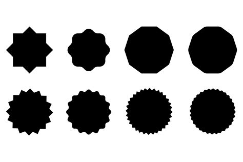 Set of Brush Circle icons. Vector illustration 3529423 Vector Art at ...