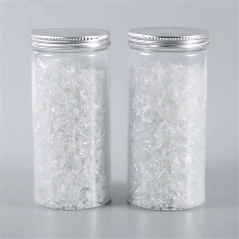 Cold Wash Bottles Flake Recycled Transparent Food Grade Plastic Pet