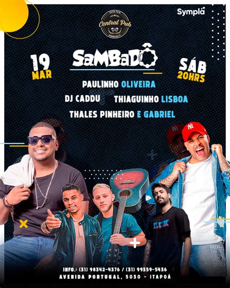 Sambadô Central Pub em Belo Horizonte 2023 Sympla