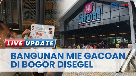 Bangunan Mie Gacoan Di Bogor Disegel Petugas Padahal Belum Beroperasi