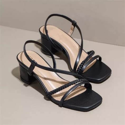 Sandal Heels Tali Kepang Wanita Cewe Elegan Lazada Indonesia