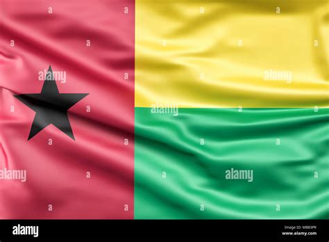 Flag Of Guinea Bissau Stock Photo Alamy