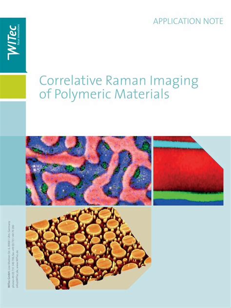 Pdf Correlative Raman Imaging Of Polymeric Materials Correlative