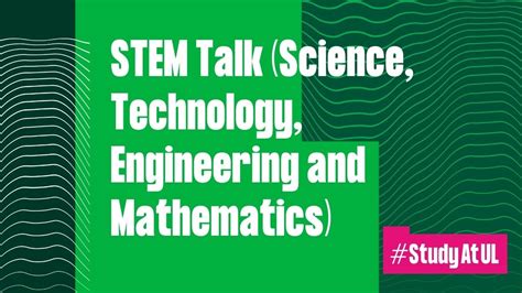 Stem Talk Science Technology Engineering And Mathematics Youtube